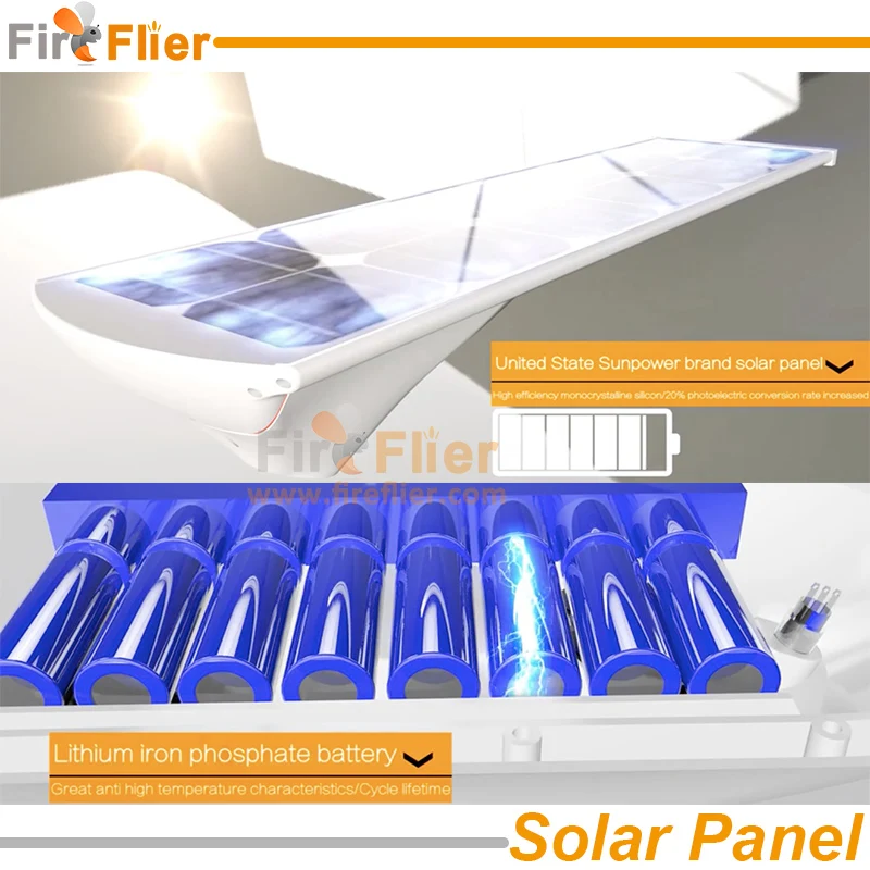 solar led street light solar panel
