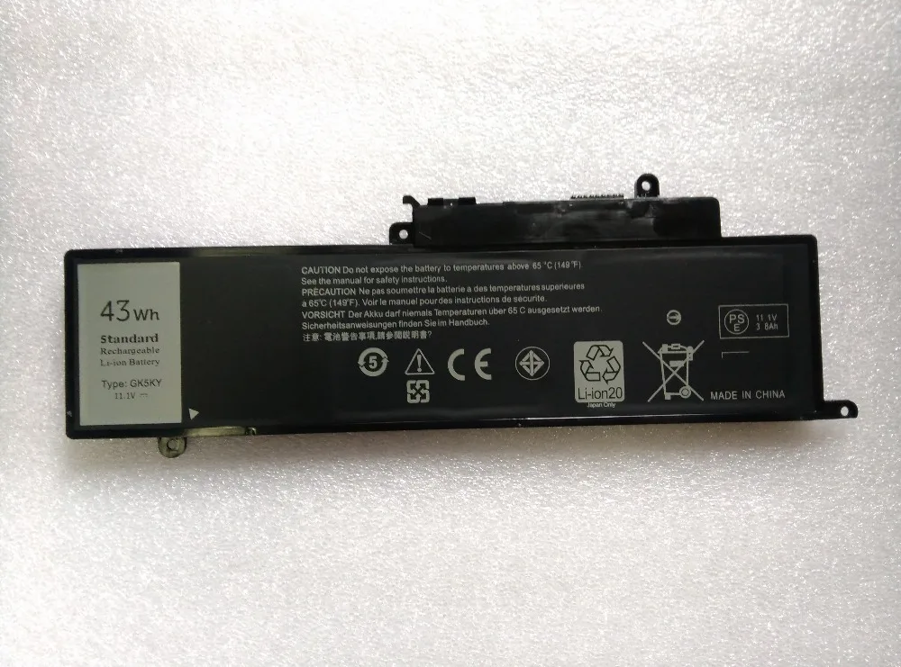 GK5KY Laptop Battery For DELL Inspiron 13" 7000 Series 7347 7348 7352