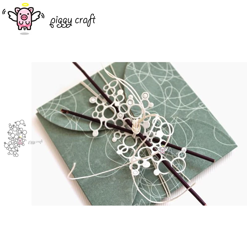 

Piggy Craft metal cutting dies cut die mold Circle bubble decoration Scrapbook paper craft knife mould blade punch stencils dies