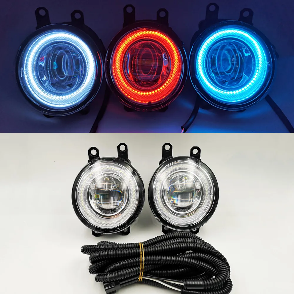 

CSCSNL 1Set/pair 12V Car LED Angel Eyes DRL Fog Light Lamp DRL Daytime Running Light For Toyota Hiace 2006- 2009 2010 2011 2012