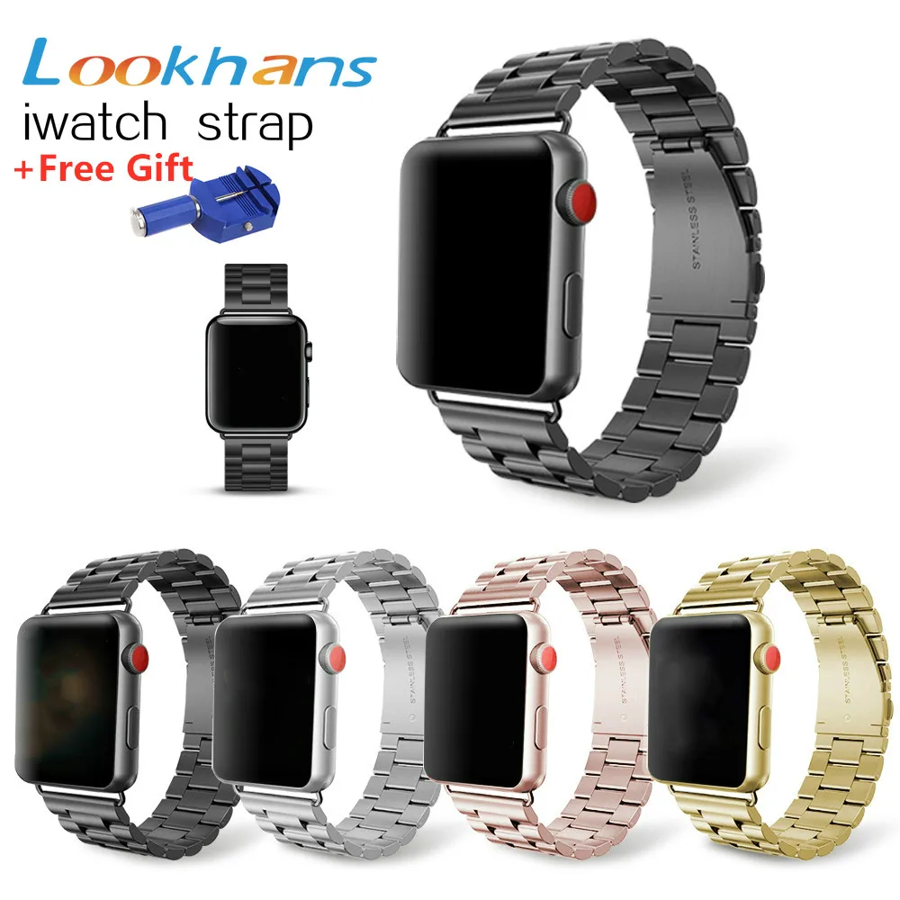 

Lookhans Stainless Steel Band For Apple Watch 42mm Series1 Series 2 Series 3 Replacement Classic Version For iWatch Strap