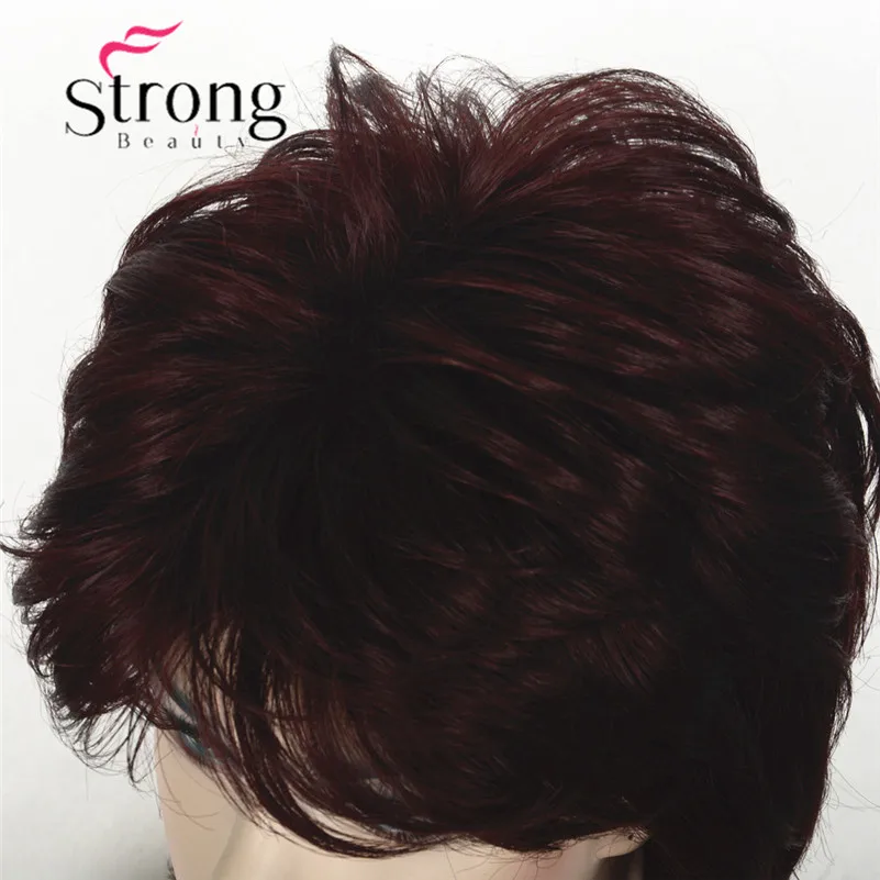 L-1943A #99T Deep wine Burgundy women's wig (6)