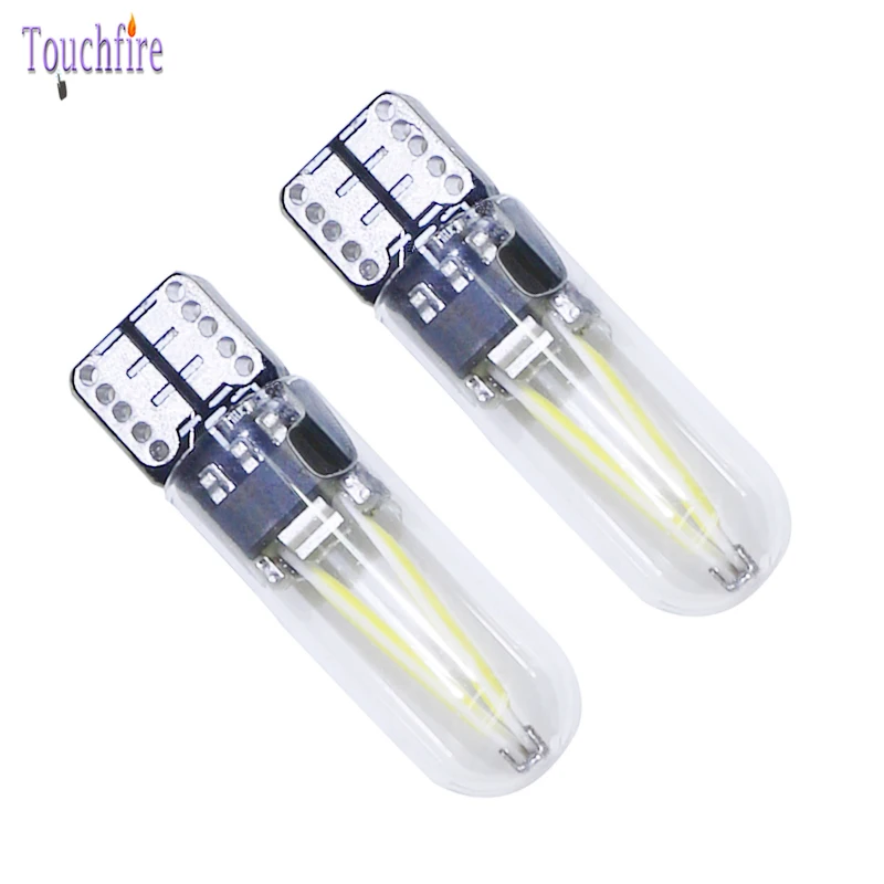 1 шт. светодиодный W5W T10 194 12V COB 8SMD силиконовый Стоянкы Автомобилей автомобиля Клин