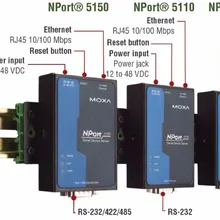 N порт 5110(NP 5110) N порт 5110 1 порт RS232 последовательный порт к промышленному серверу Ethernet последовательный порт