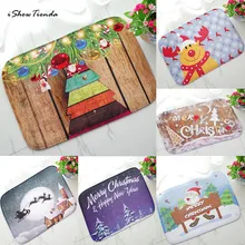 Горячий 40*60 см Рождество HD Печатный нескользящий кухонный Впитывающий Коврик для ванны водонепроницаемый домашний декор Alfombra de bano