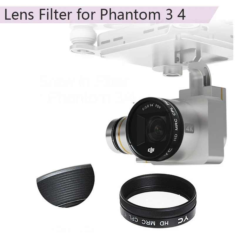 Фильтры для объектива UV CPL фильтр ND8 ND16 DJI Phantom 3 Adv Pro 4 беспилотная камера