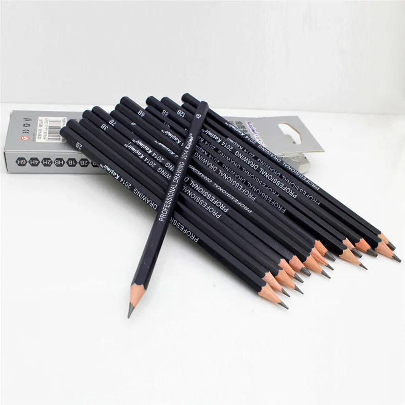 14pcs Sketch Art Drawing Pencil 6H-12B Pro Sketching Pencils for Artist