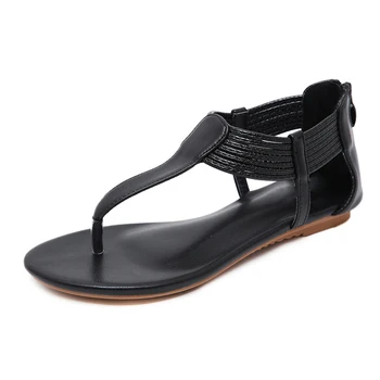 

HEEGRAND Women Shoes Gladiator Wedges Sandals Summer 2019 New Cover Heeled Flip Flop Slip On Platform Female Daily Flats XWZ5354