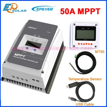 

100% EPEVER MPPT 50A Tracer Solar Charge Controller for 12V 24V 36V 48V Acid Lithium Max pv 150v 200v Tracer5415AN Tracer5420AN