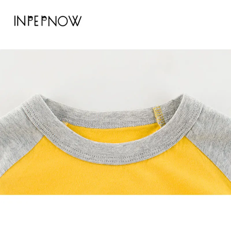 INPEPNOW/футболка для мальчиков с принтом животных детская футболка одежда детские