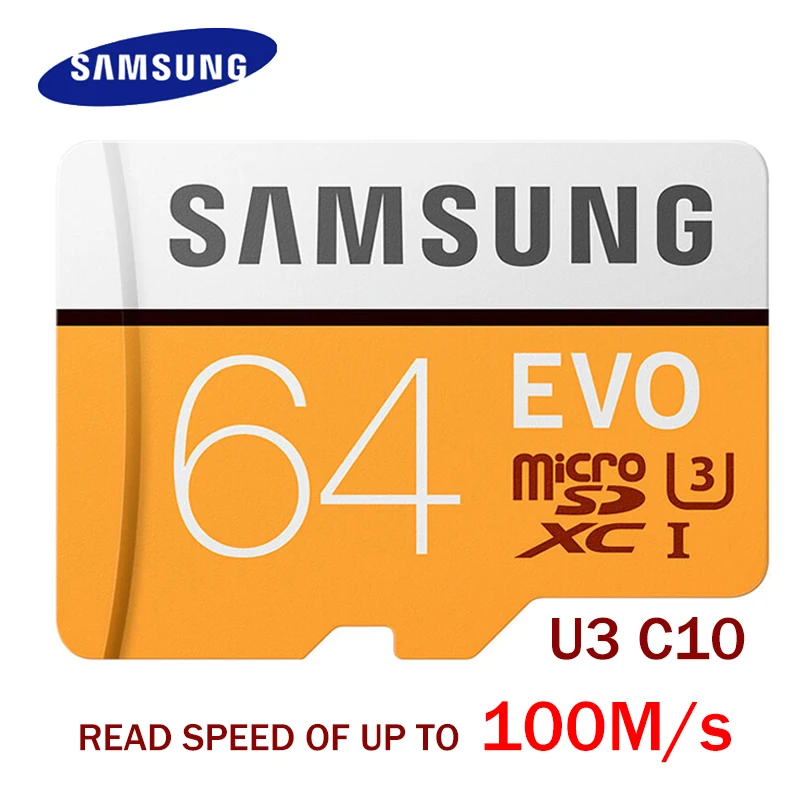  SAMSUNG EVO Micro SD Card 32GB 64GB 128GB Class10 Memory Card SDXC UHS-I Trans Flash 4K HD for Smar