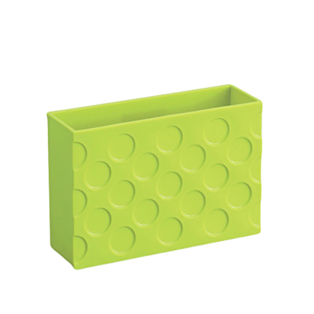 Магнитный органайзер для хранения на холодильник, пластиковый стеллаж, коробка для полки, магнитные коробки для хранения посуды и ящики, Новинка - Цвет: Зеленый