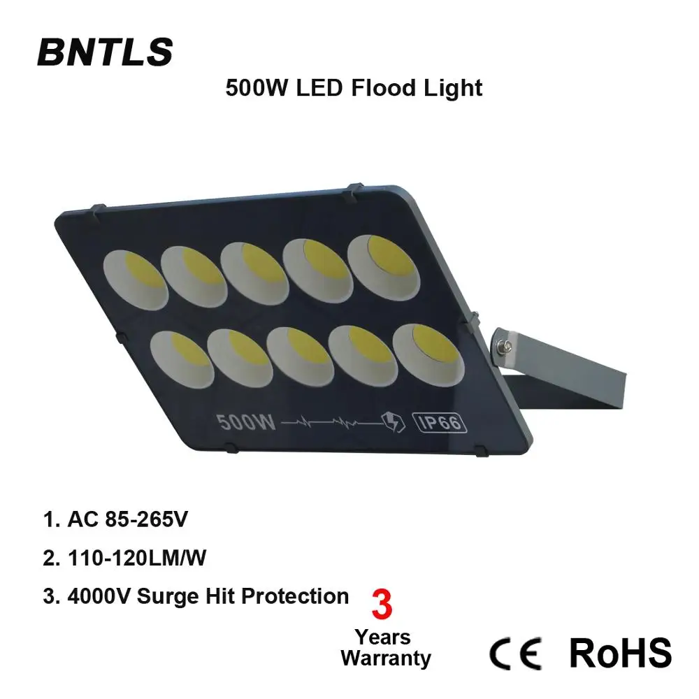 

High power 220V Led Flood Light 150W 200W 300W 500W cob LED spotlight IP65 waterproof Led Street Light Outdoor