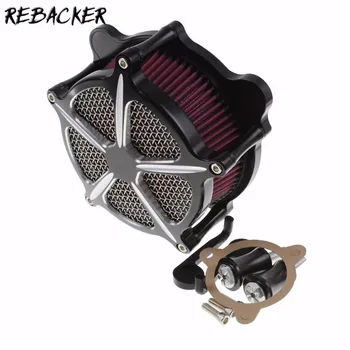

Motorcycle Air Cleaner Filter Red For Harley Touring FLHR Fat Bob Dyna 00-17 Softail 00-15 Deluxe Heritage Street Glide 93-15