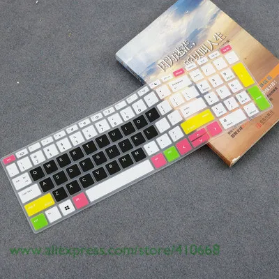 Силиконовая клавиатура для ноутбука кожного покрова для 15," hp probook 450 G5 G6 для hp probook 850 G5 66 Pro 15 G2, i5-8265U MX250 15 дюймов - Цвет: Candy black