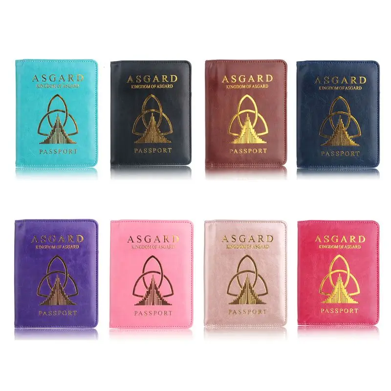 

THINKTHENDO RFID Blocking Leather Passport Holder Protector Case Cover Wallet Organizer for Women Men Travel