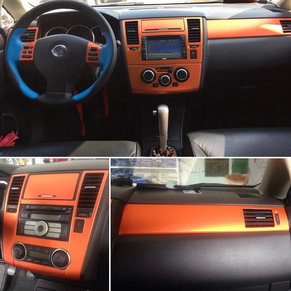 Для Nissan Tiida 2005 2010 внутренняя панель Центрального управления Ручка двери 3D/5D