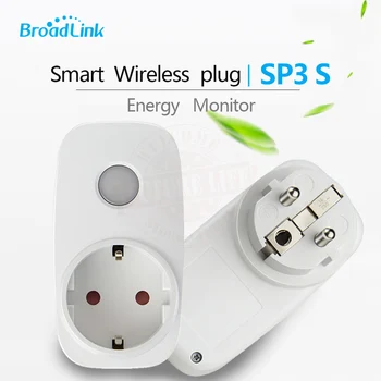 

2019 Upgraded Broadlink SP3S SP3 S Power Monitor Smart Wireless WiFi Plug Socket Remote With Power Meter Control By IOS Android