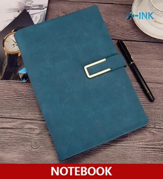 A5 Fashionable Business Notebook , Leather Cover , Spiral Inner Page , Magnetic Buckle , 7 colors for choice 525rx page 7