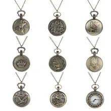 По требованию заказчика стимпанк Винтаж reloj relogio Часы Montre reloj de кварцевые карманные часы с римскими цифрами