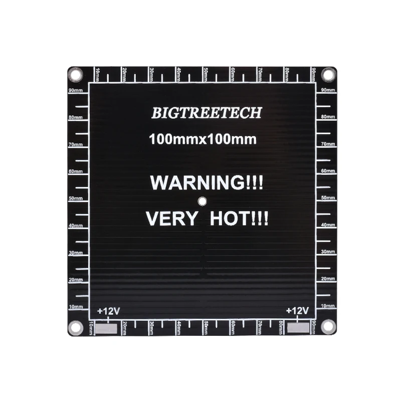

100*100*2mm Mini Aluminium Heatbed Heat Plate hot bed for OpenBuilds for 3D printer parts