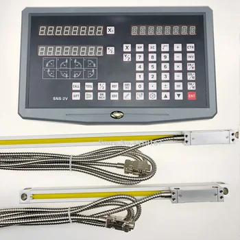 

Lathe machines tools dro digital readout set/kit + 2 PCS 1 micron linear encoder 300 350 400 450 500 550 600 650 700 750 800 850