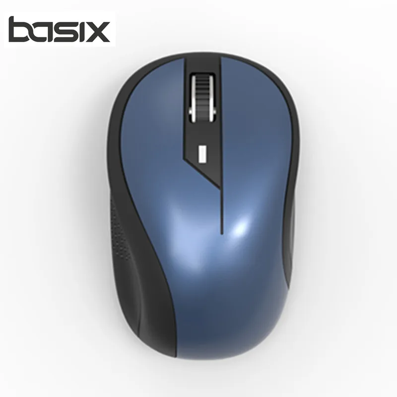 BASIX 2.4Ghz Wireless Optical Mouse Mute 1200 DPI for Mac PC Laptop Computer Mouse
