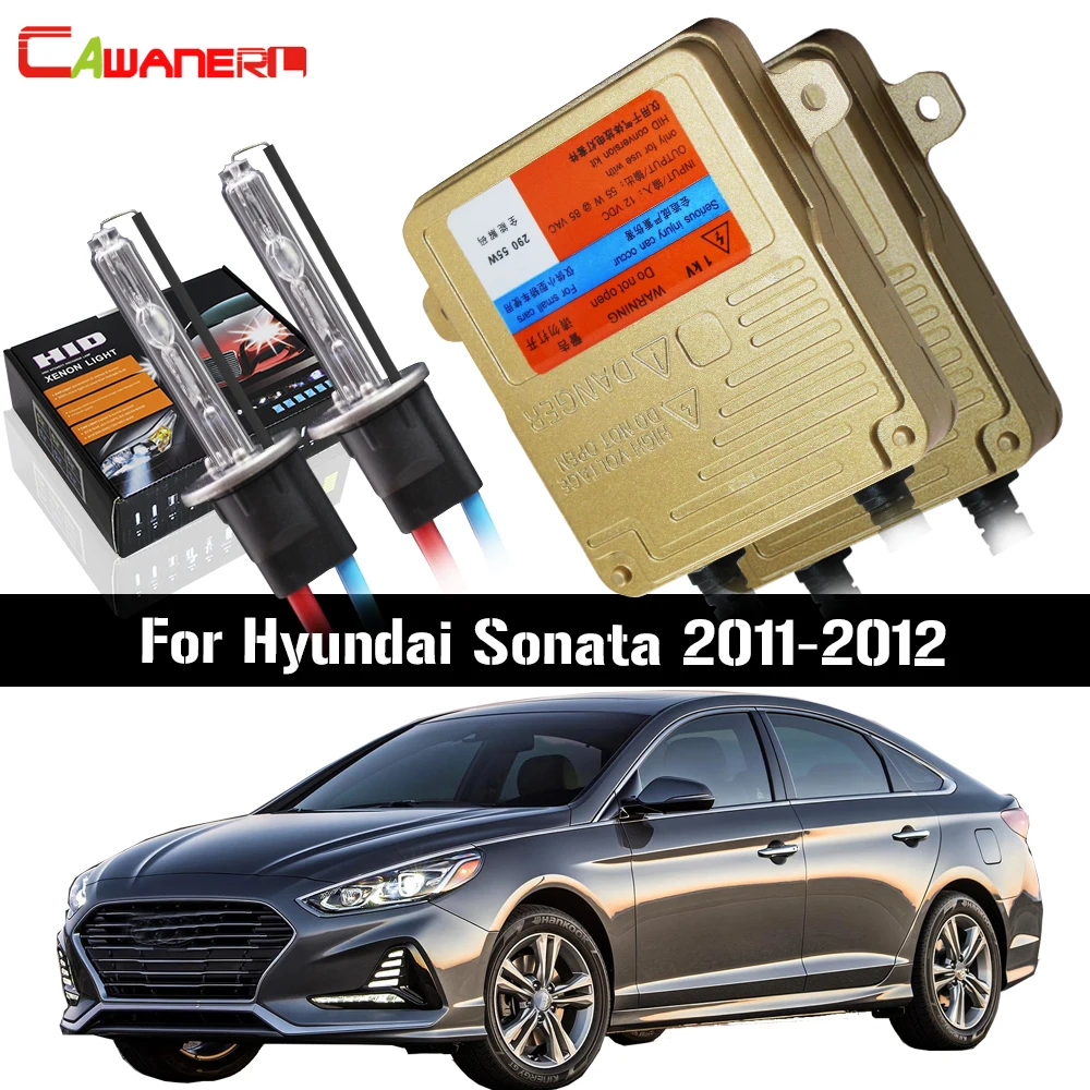 Cawanerl для hyundai Sonata 2011-2012 H7 55 Вт автомобильный светильник Canbus балластная лампа HID Xenon Kit AC 3000 K-8000 K автомобильный головной светильник ближнего света