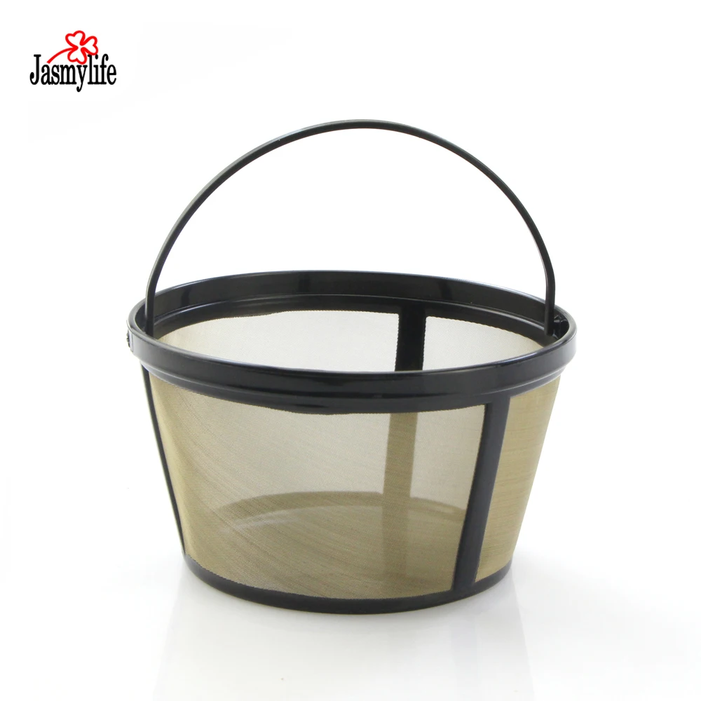 

12-16 Cup coffee Basket Style Permanent Gold Tone Coffee Stainless steel metal Filter strainer For Coffee Cup Coffeemakers