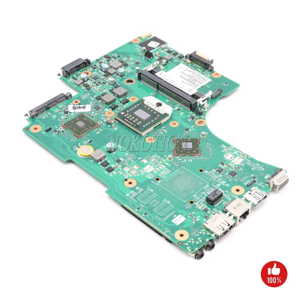 NOKOTION V000218060 1310A2333209 محمول لوحة أم لأجهزة توشيبا الأقمار الصناعية L650D HD4200 DDR3 الرئيسي مجلس شحن وحدة المعالجة المركزية