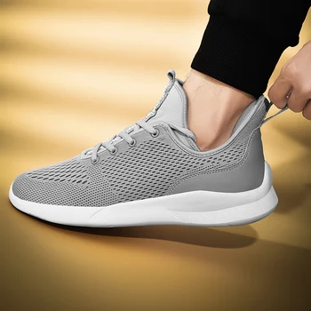 

Plus Size 39-48 Men Sneakers With High Quality Comfortable Soft Ankle Casual Shoes Adult Simple Style Flat Leisure Shoes Men Gym