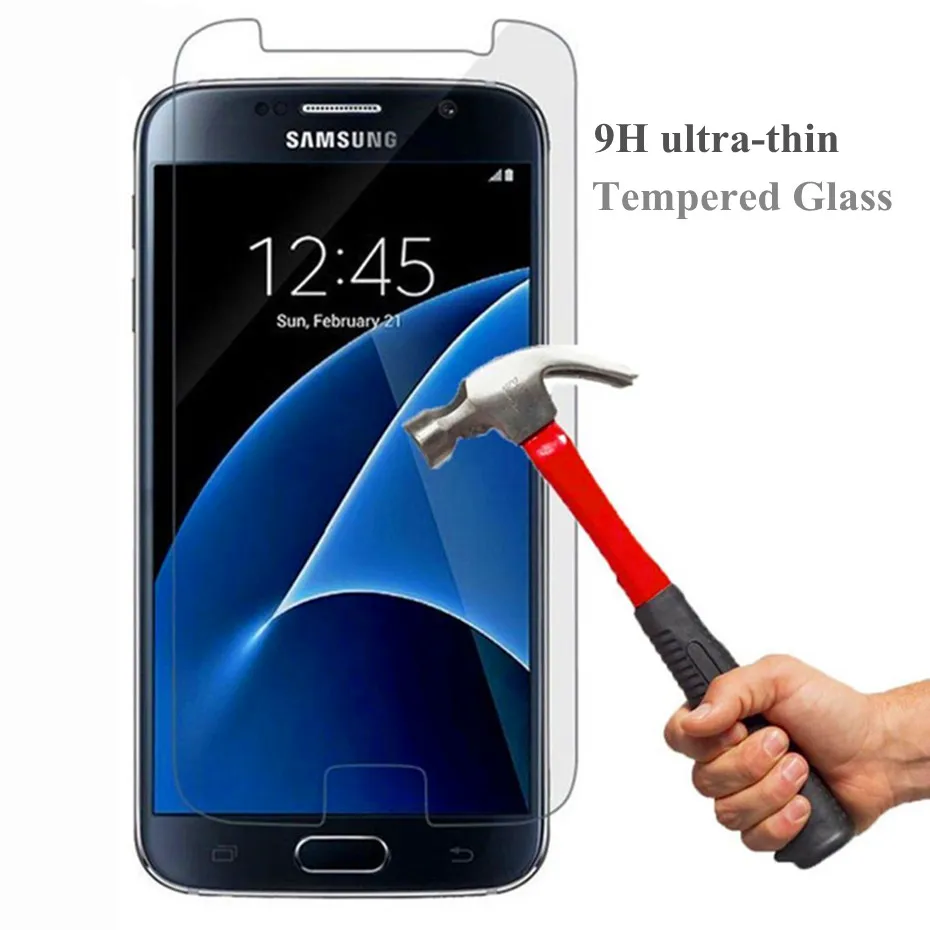 9H Защита экрана для samsung galaxy S2 S3 S4 S5 ультра-тонкое закаленное стекло Note 5 4 3 2
