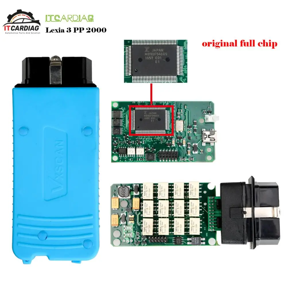 

VXSCAN OBD Version Lexia3 Lexia 3 PP2000 Diagbox V7.83 Firmware 921815C Full Version Lexia-3 OBDII Diagnostic Tool
