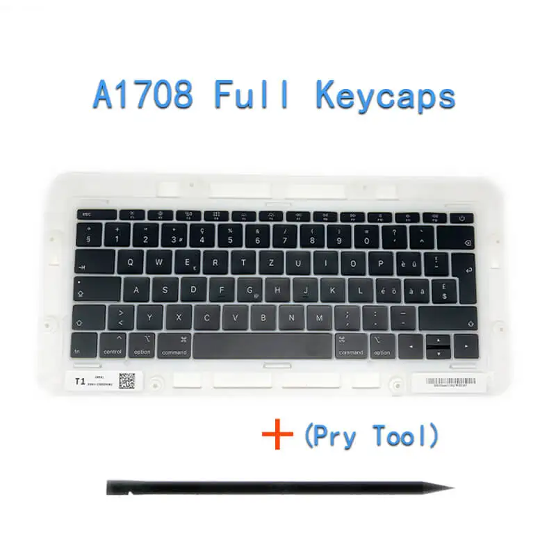 Оригинальные швейцарские колпачки A1706/A1707/A1708 для Macbook Pro/Air retina 1" 15" A1932/A1990/A1989 SW замена клавиатуры - Цвет: SILVER