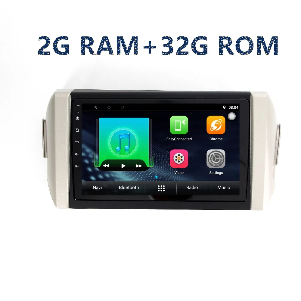 

2 din 9 inch HD Android GPS navigation Multimedia Player for toyota innova with radio BT WIFI FM Map Music Video stereo