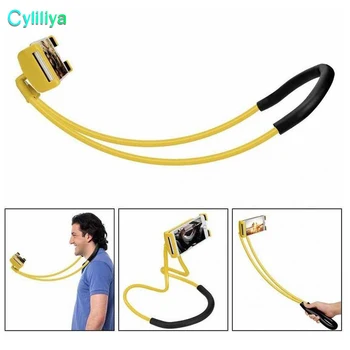 

2018 Lazy Hanging Neck Phone Stands Necklace Cellphone Support Bracket For Samsung Universal Holder For Iphone