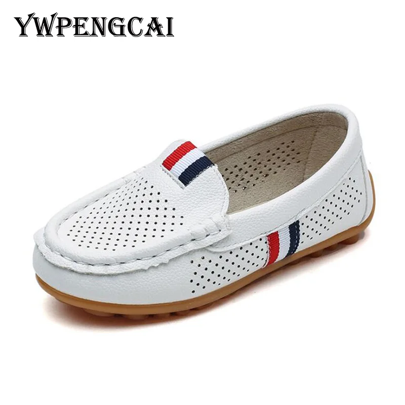

Size 21-36 Kids Small Holes Soft Breathable Shoes Spring Summer Boys Shoes Casual Loafers Shoes #8E270136