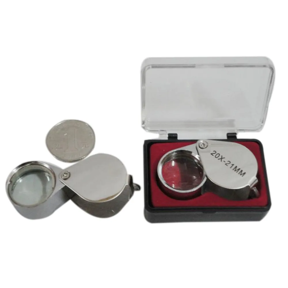 Metal Fold Portable Handheld 10 x 21mm 20 x 21mm 30 x 21mm Jewelry