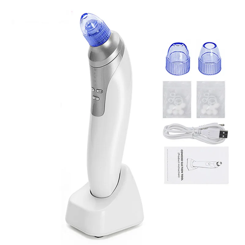 

Skin Care Pore Vacuum Blackhead Remover Acne Pimple Removal Vacuum Suction Tool Face Clean Facial Diamond Dermabrasion Machine