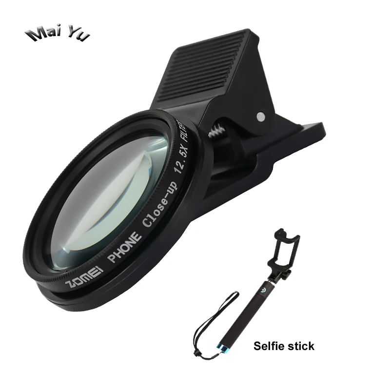 Professional 37mm Mobile Phone Filter 12.5 x Close Up Macro Filters