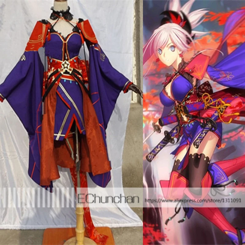 Fate/Grand Order Shinmen Musashi Nogami Fujiwarano Harunobu костюм для косплея|cosplay costume|costume costumecostume cosplay |