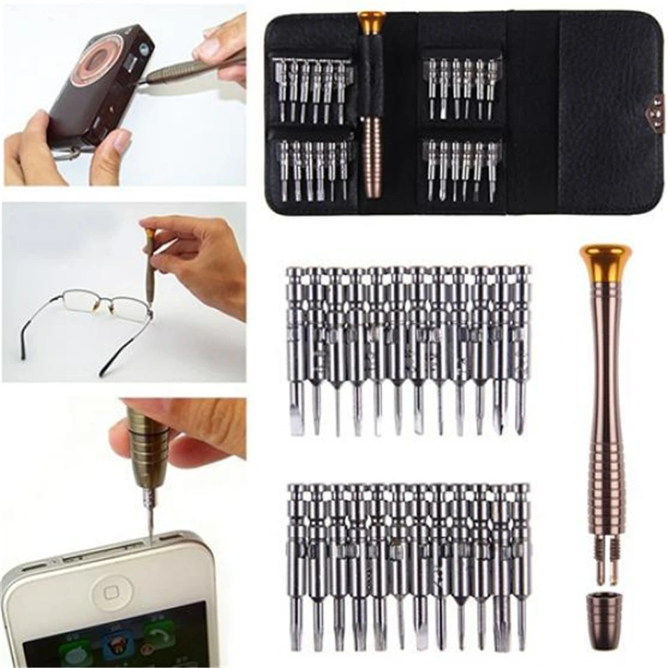 

Screwdriver Set 25 in 1 Torx Screwdriver Repair Tool Set For iPhone Cellphone Tablet PC Worldwide Store Hand tools