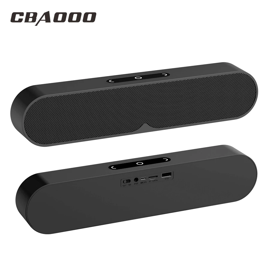 

CBAOOO F1plus Bluetooth Speakers Wireless Speaker Support 3.5mm interface TF Card with Microphone Voice Call for iphone Android
