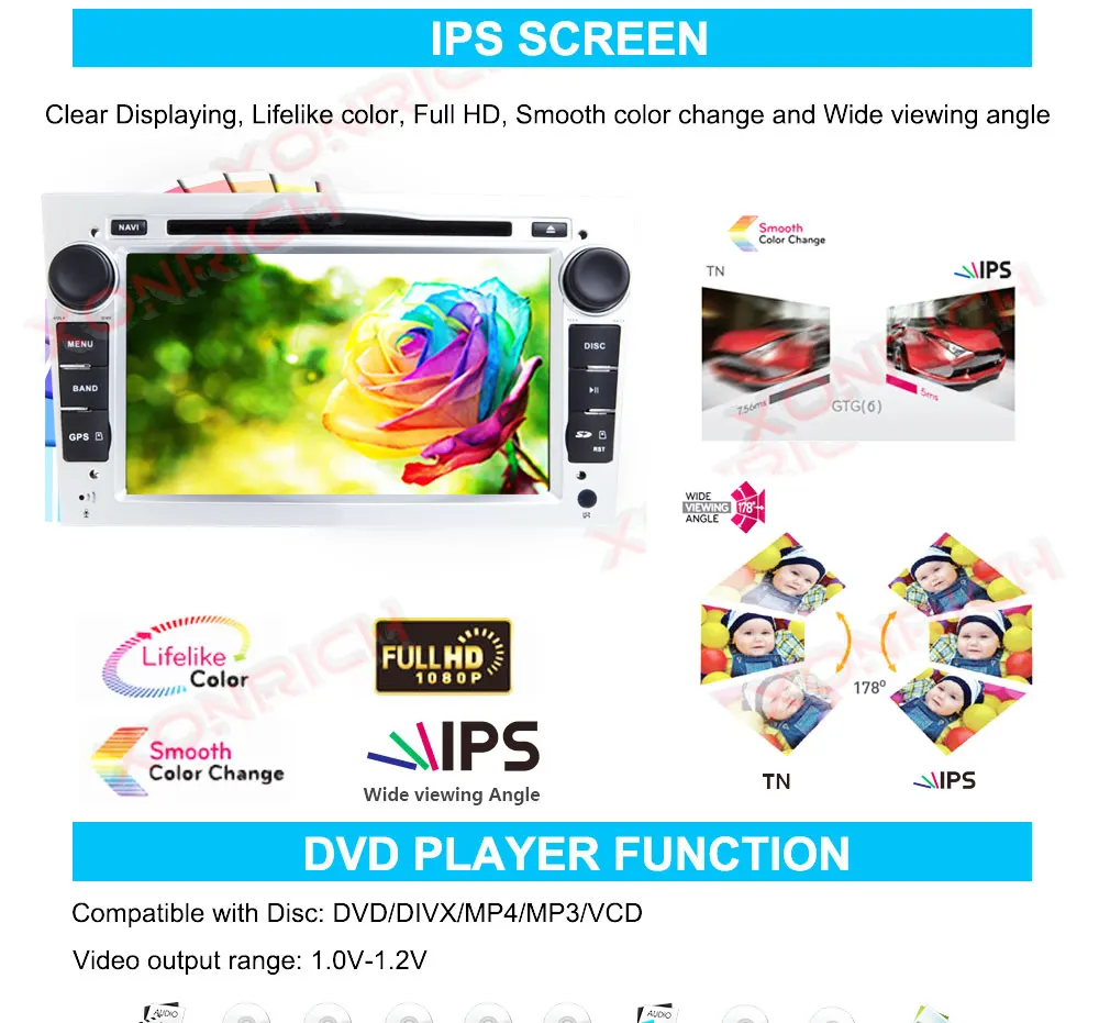 Clearance AutoRadio 2 Din Car DVD Player Stereo Radio  For Opel Astra H Vectra C Zafira b Corsa C D G Meriva Vivaro Antara GPS Navi 11