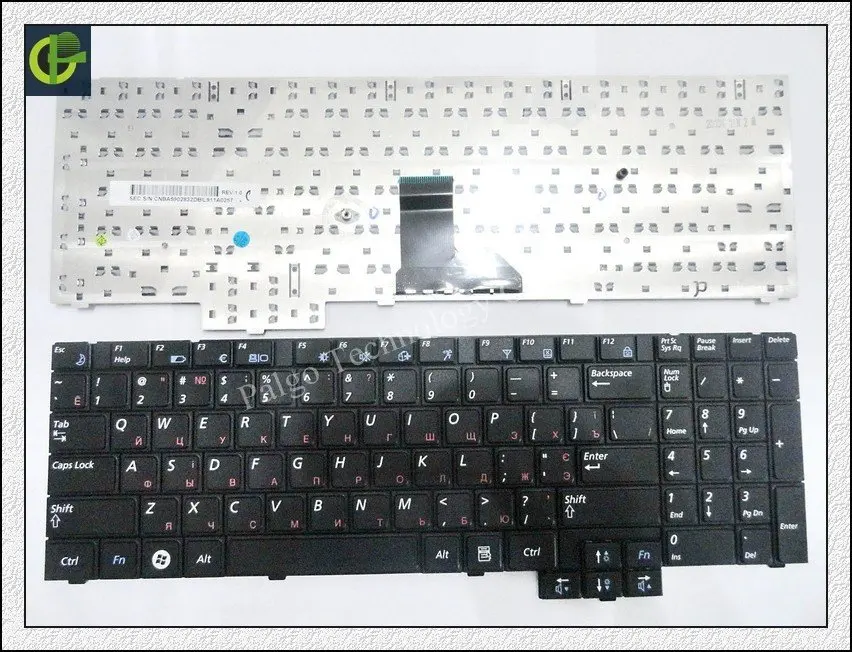

Russian Keyboard for Samsung R719 NP-R719 RU Black laptop keyboard