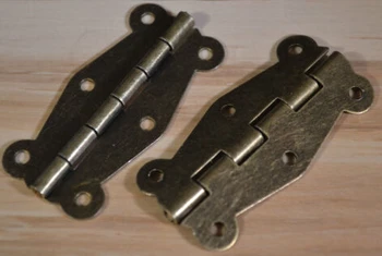 

Antique bronze butterfly hinge With Screws for wooden boxes/ cigar Case -free shipping