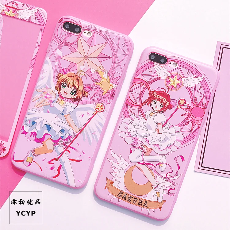 Чехол для iphone XS Max Sailor Moon+ пленка для экрана из закаленного стекла, Чехол для карт Sakura для iphone X XR 6 6 S 7 plus 8 8 plus