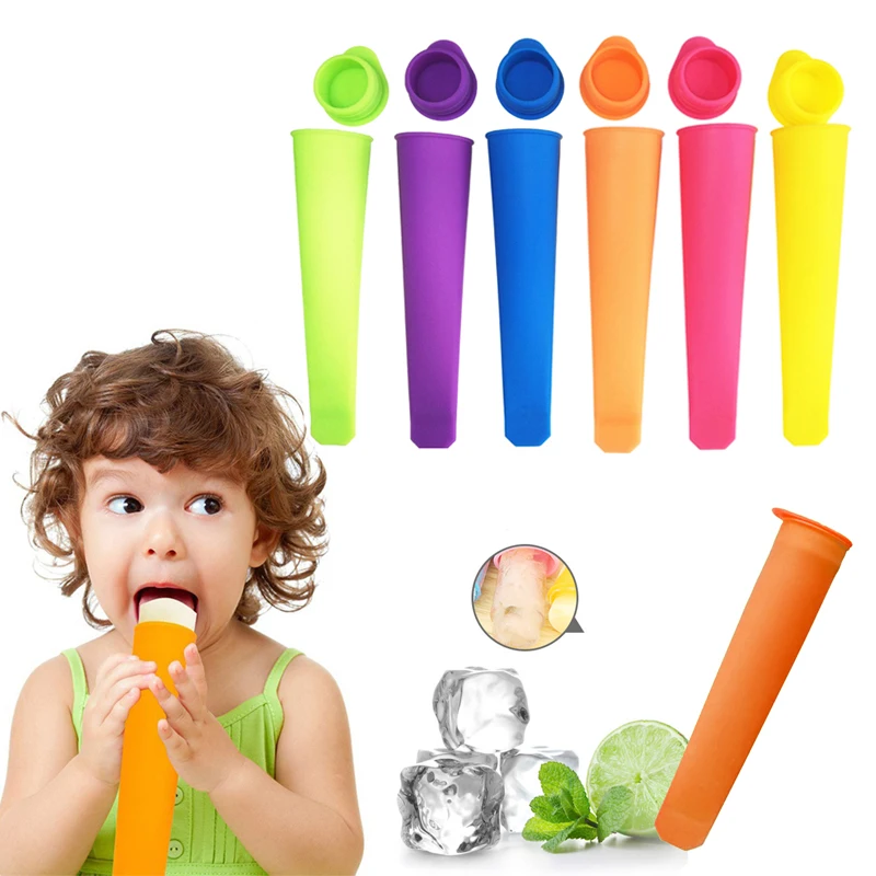 

Summer Silicone Popsicle Ice Cream Maker Push Up Ice Lolly Mould Kitchen DIY Frozen Ice Cream Pop Mold for Kids
