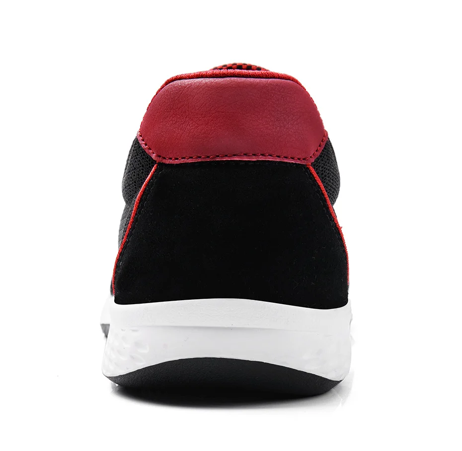 SUROM Summer Men's Shoes Breathable Leather Mesh Casual Shoes Men Luxury Brand Fashion Footwear Male Krasovki 19