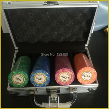 

CP-002(A) Casino Poker Chips Ceramic, 100pcs Chips set, Shipping Free
